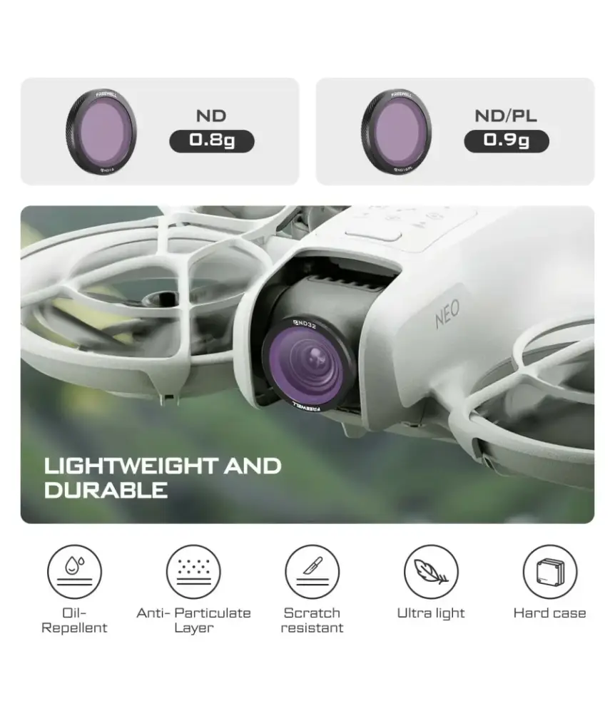 Freewell DJI Neo Magnetic ND Filters 3 Pack - Image 5